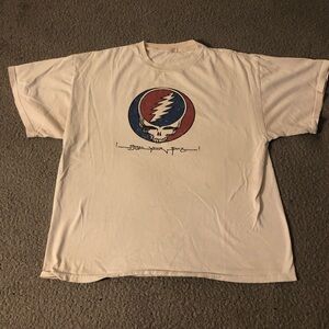 🔥🔥Grateful Dead White Graphic T-Shirt 2009